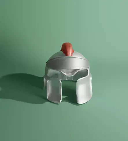 armour spartan helmet 3D model