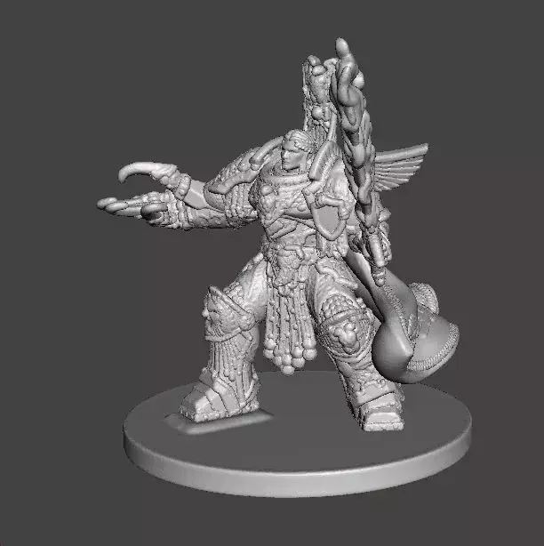 6MM SCALE SPACE MONARCH MINIATURE MODEL SCIFI OR FANTASY GAMES 3D print model