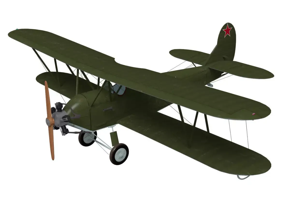 Polikarpov Po-2 3D model