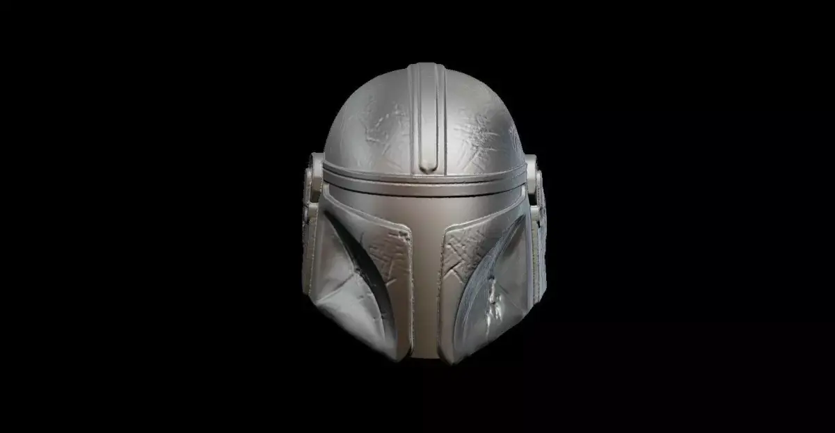 Mandalorian Helmet Ring 3D print model
