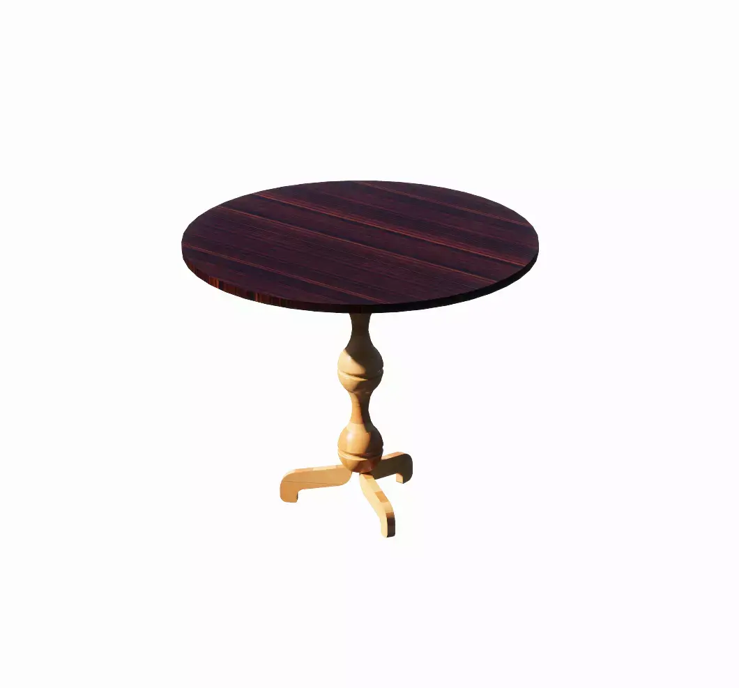 Dining Round Table 3D model