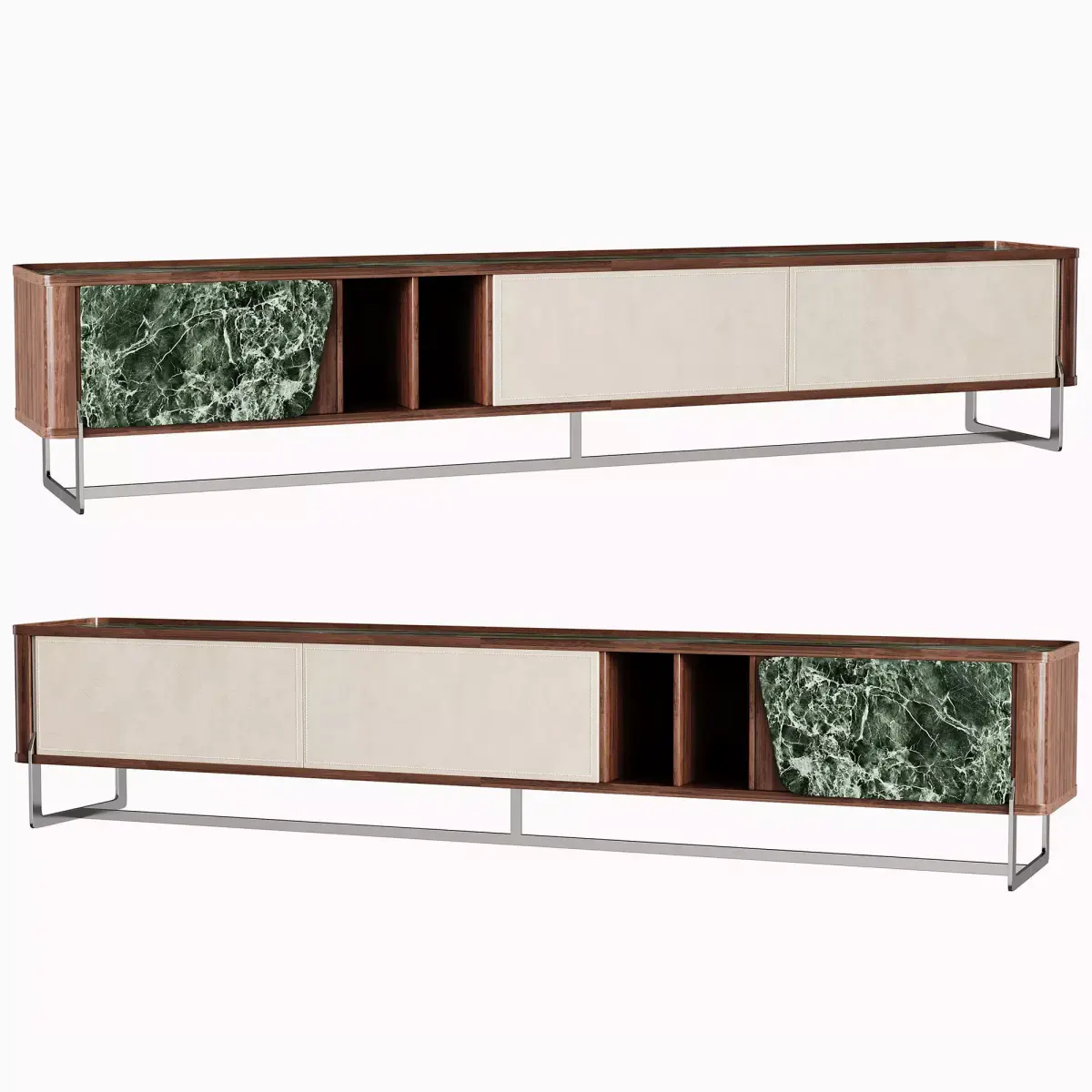 Cabinet by TV cabinet by dinner cabinet-02 Free 3D model
