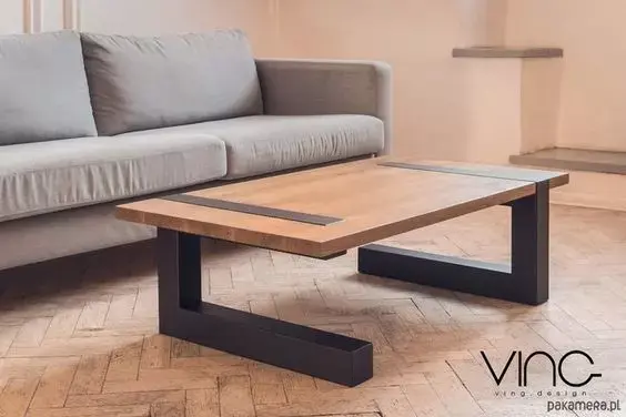 BEAUTIFUL TABLE MANUFACTURED IN WOOD AND METAL Free 3D model