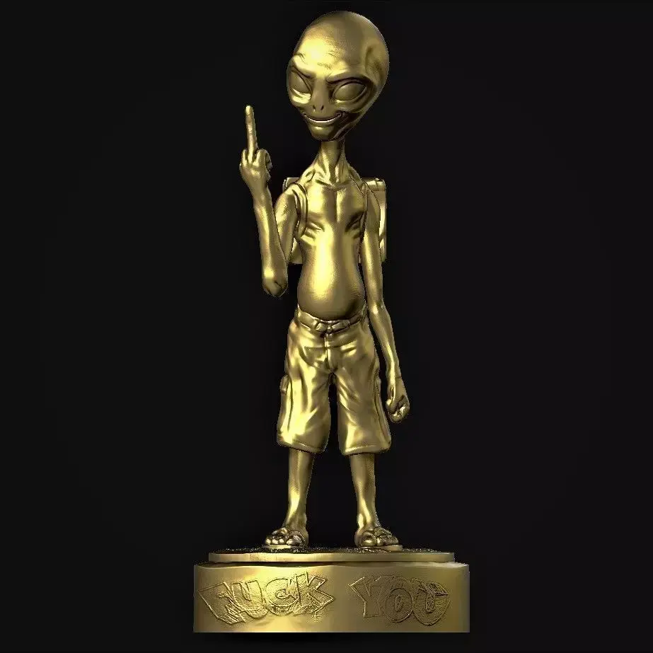 Paul the Alien 3D Printing Creation 3D print model