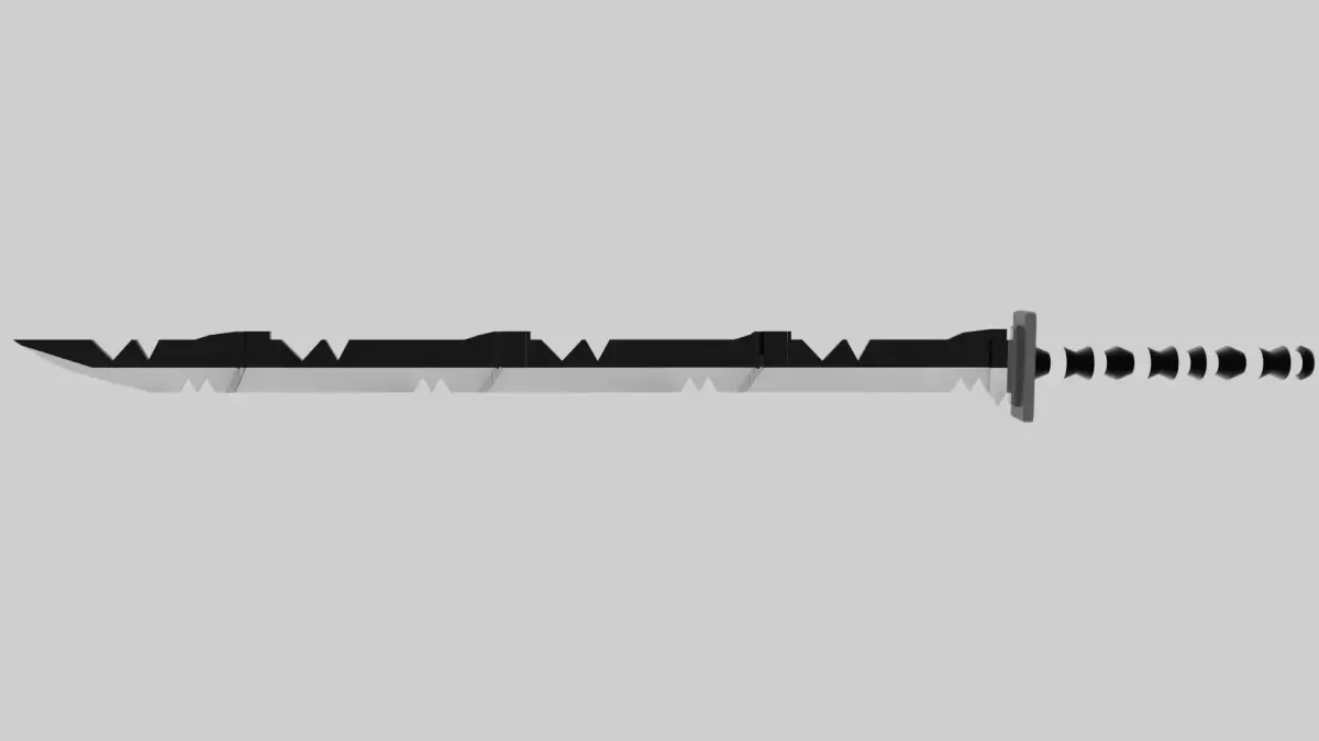 SWORD MODEL Low-poly 3D model 11