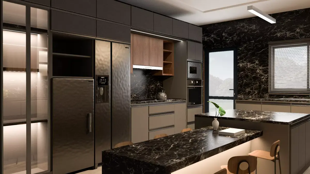 MODERN KITCHEN Free 3D model 8