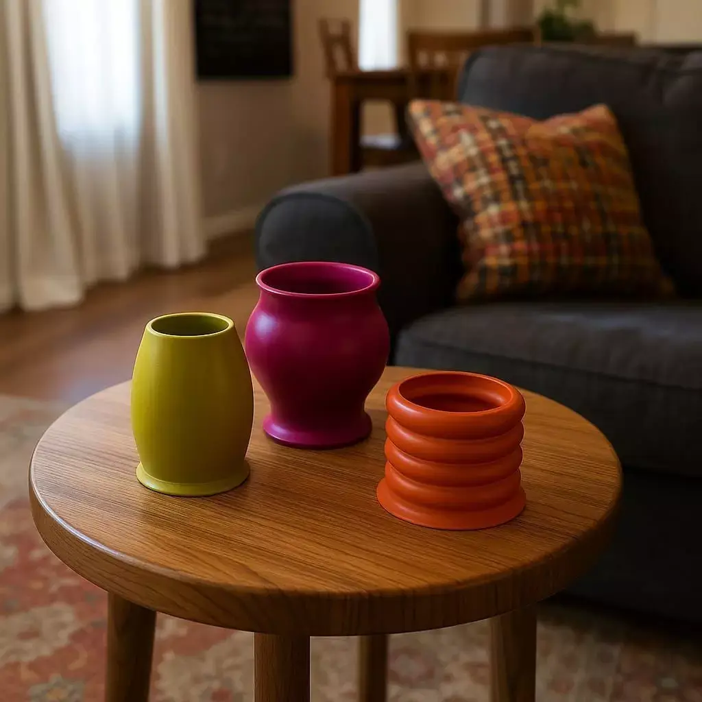 Modern Trio Planter Set 3D print model