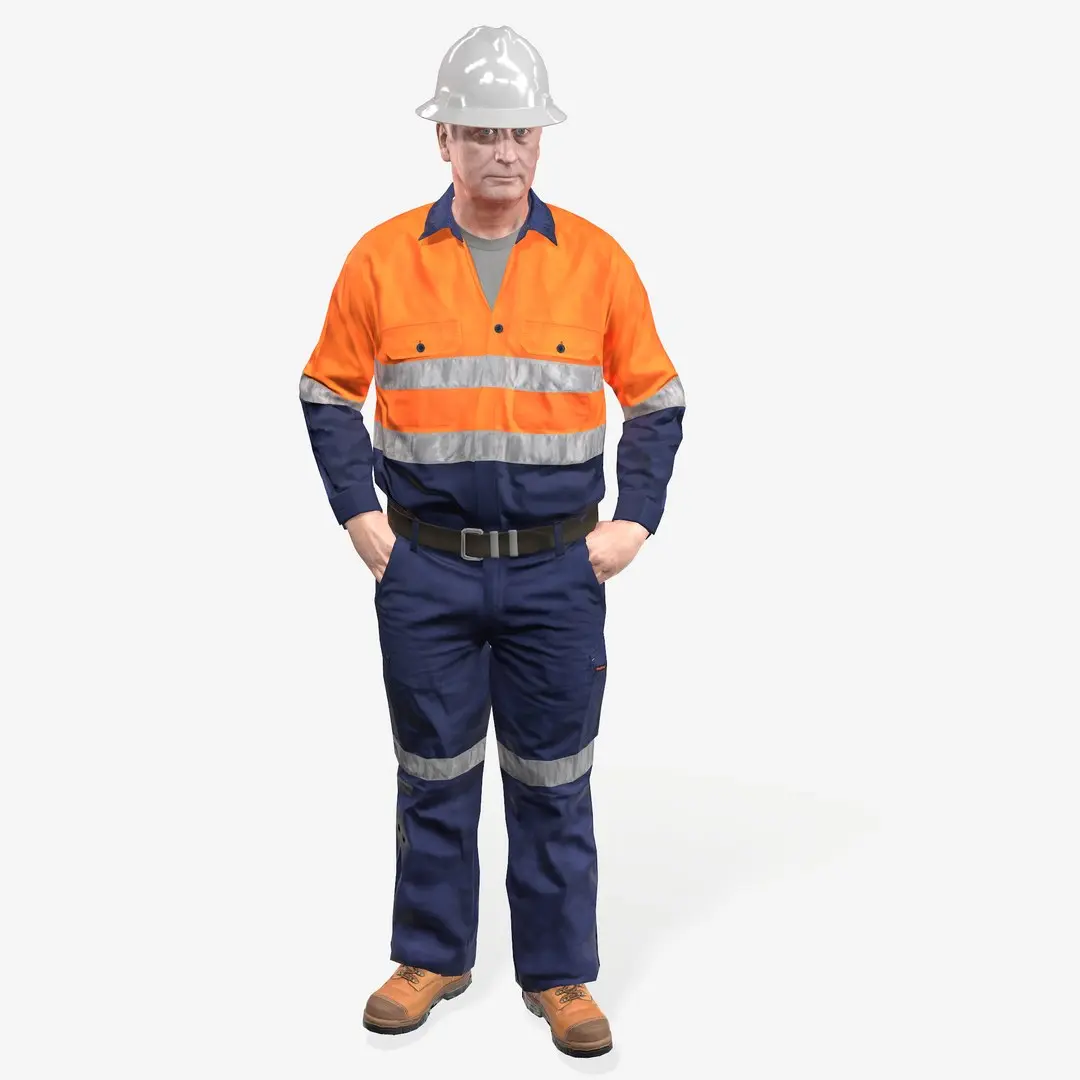 Workman Mining Safety Jeremy 3D model