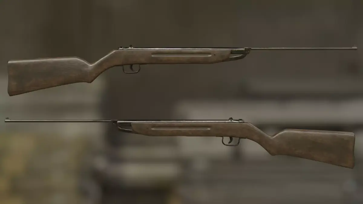 Pellet gun Low-poly 3D model