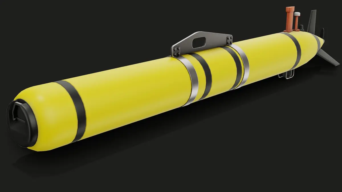 Unmanned Underwater Vehicle 3D model purchase