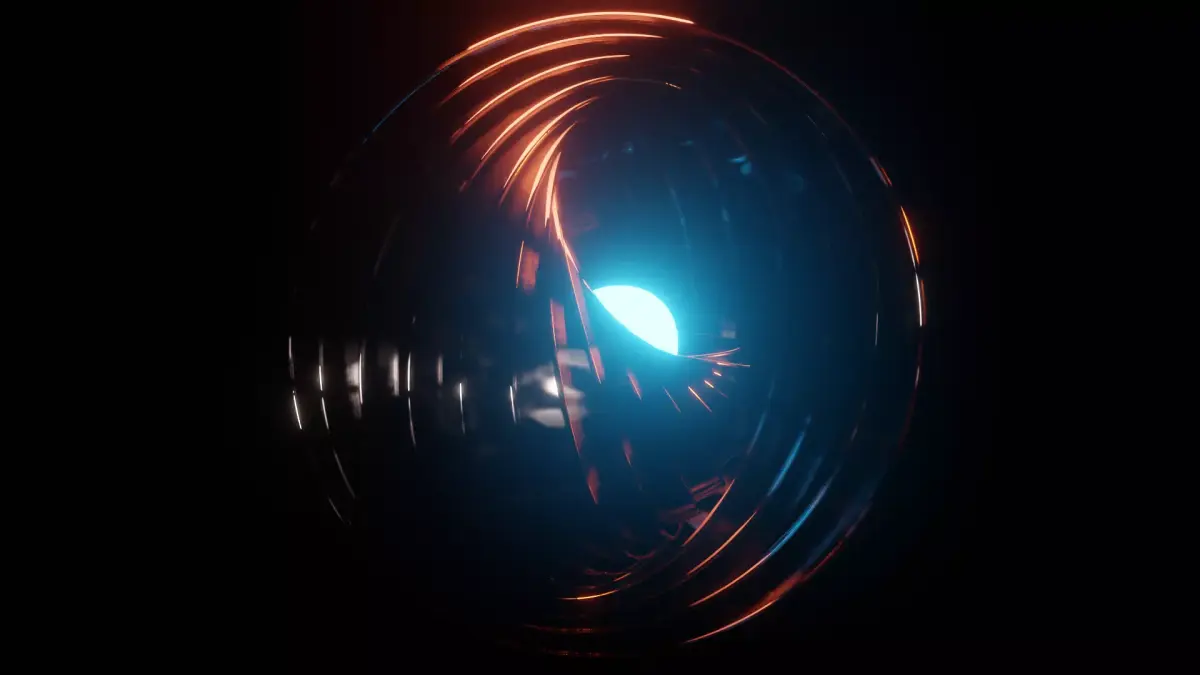 Abstract Futuristic Sci-Fi Sphere 3D model