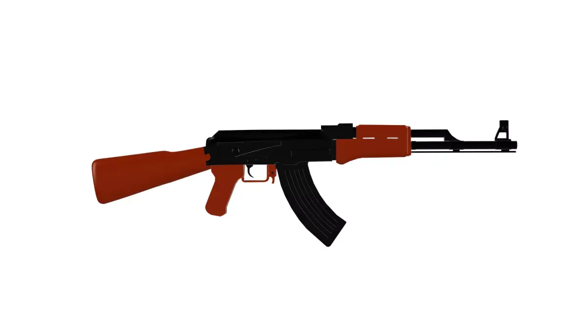 AK47 High Poly 3D Model  Ultra Detailed Game  Cinematic Asset 3D model