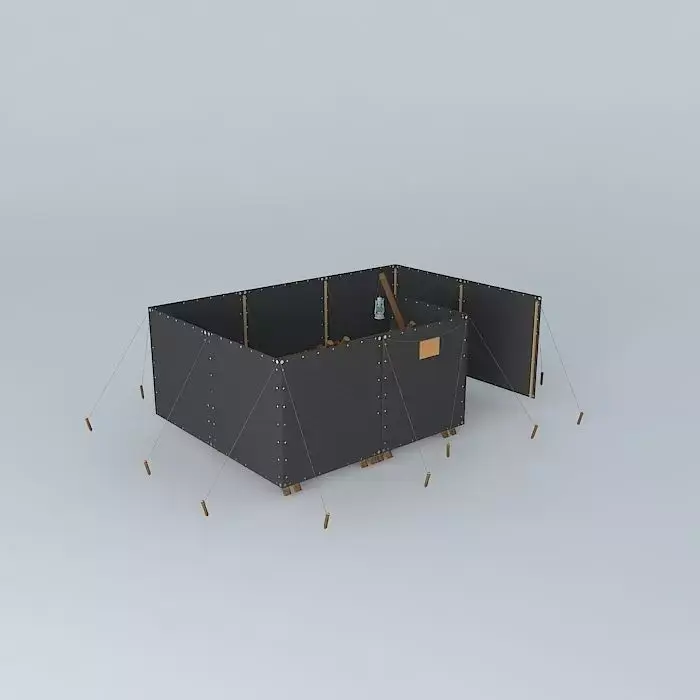 Donnerbalken Outdoor toilet Free 3D model