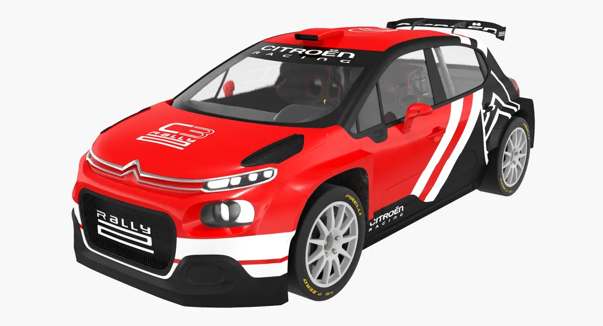 Citroen C3 Rally2 Citroen Racing 3D model