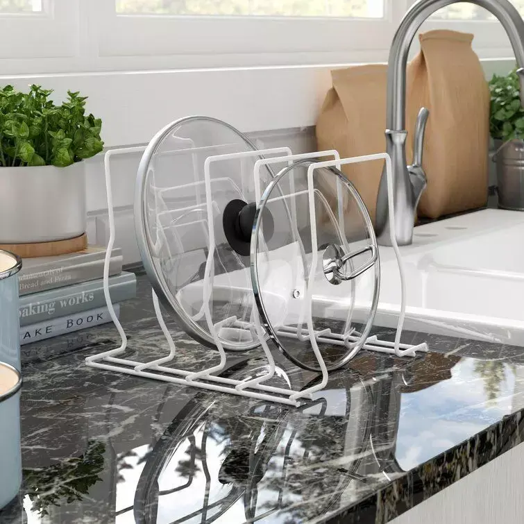 Steel Countertop -Cabinet Pot Rack Free 3D model
