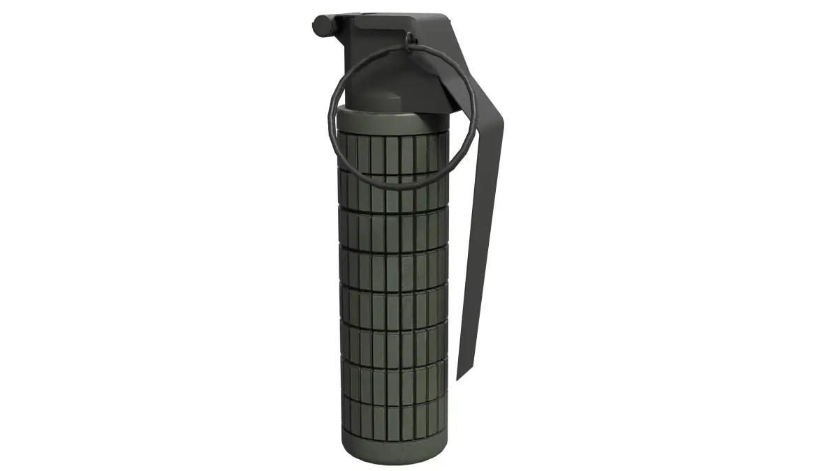 Stun Grenade 02 - Low Poly Game Ready Low-poly 3D model