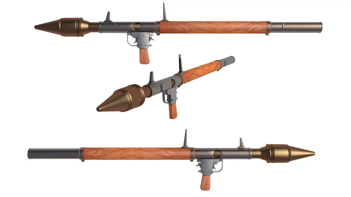 RPG 2 Rocket Propelled Grenade Launcher 3D model