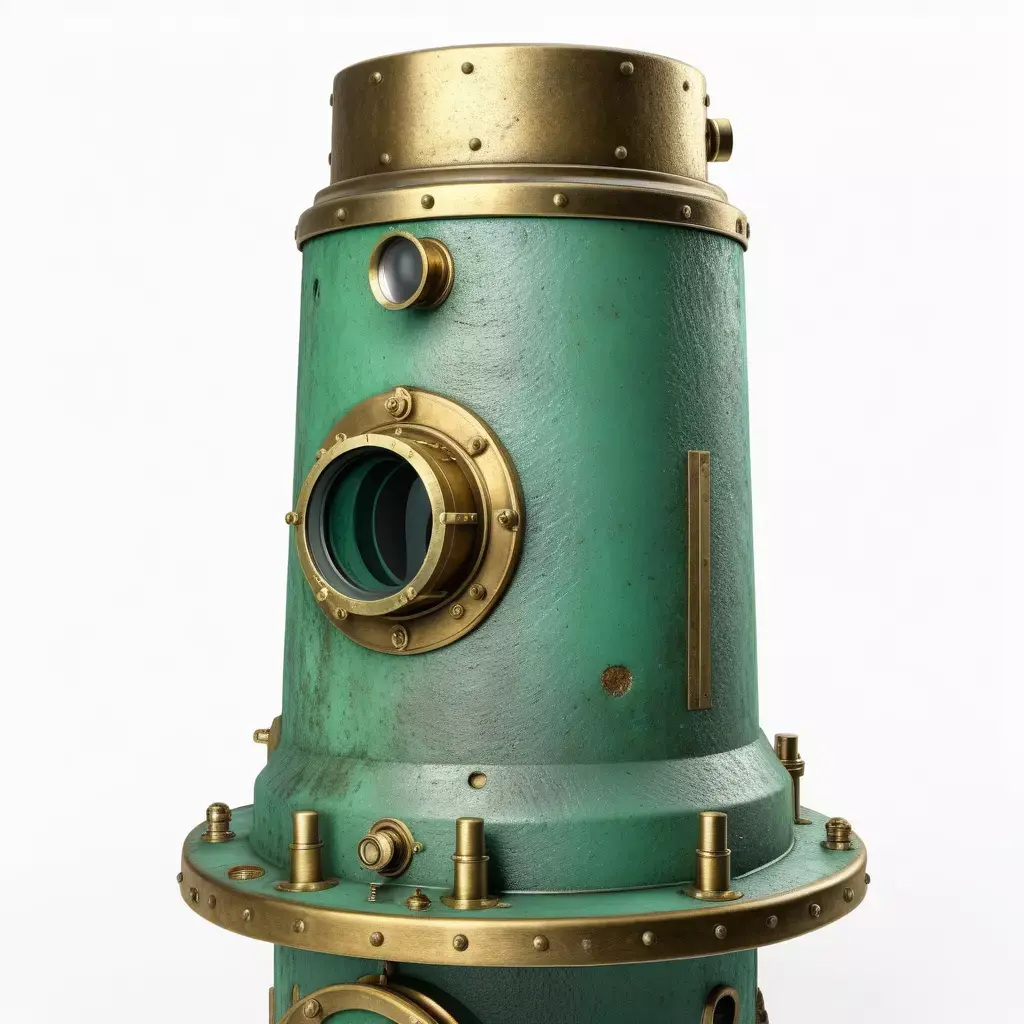 Corroded Submarine Periscope 3D Model 3D model
