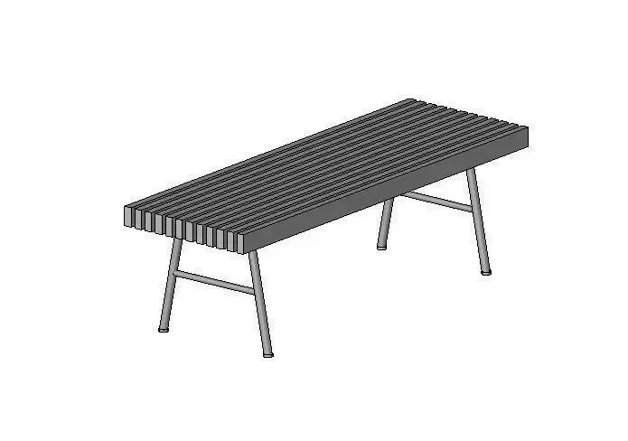 Transit Bench by Gus Modern Free 3D model