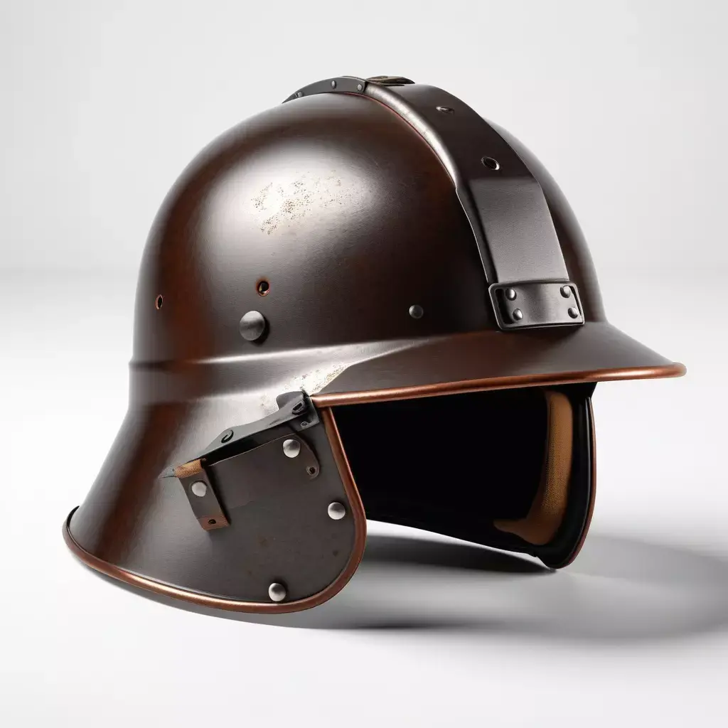 Dented Steel Helmet 3D Model 3D model