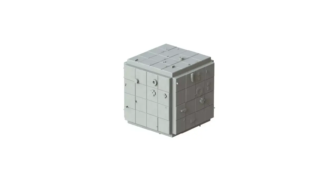 Sci Fi Object No 1822 Low Poly Low-poly 3D model