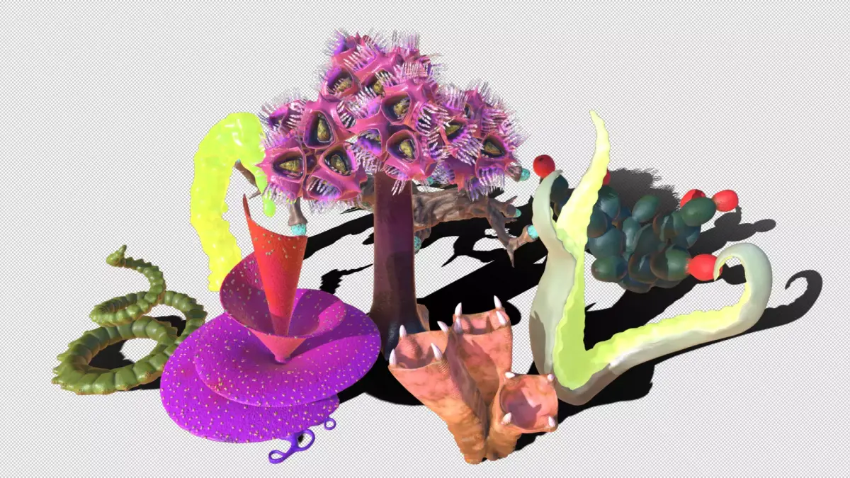 Alien plants vol 2 3D model