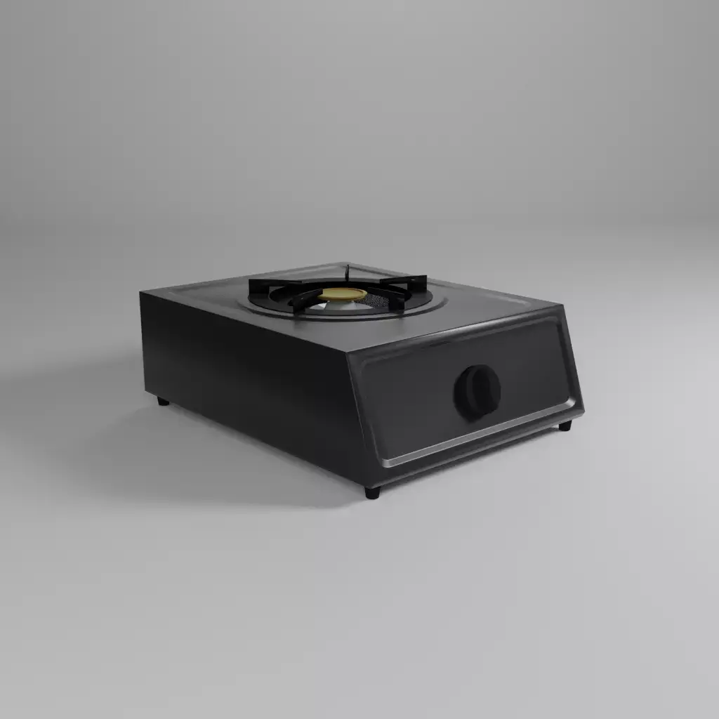 Single Stove Free 3D model