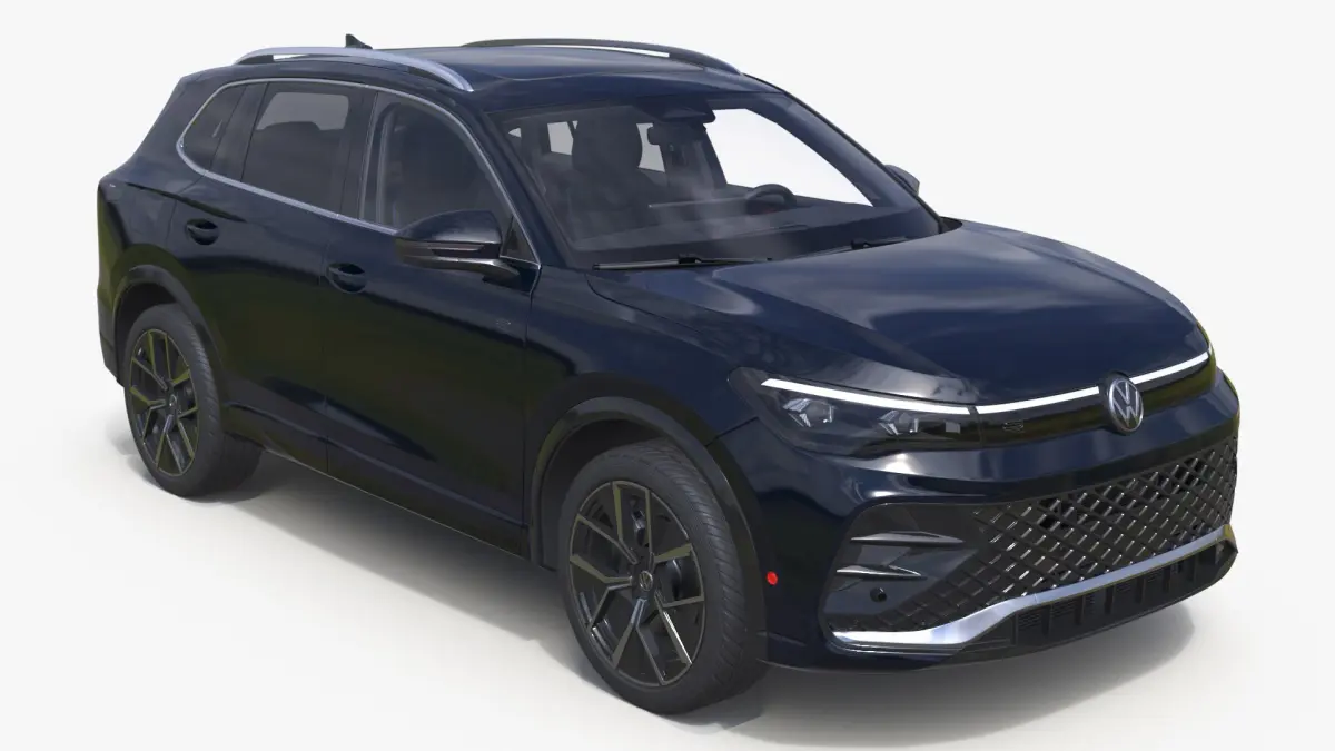 Volkswagen Tiguan 2024 R-Line Black 3D model