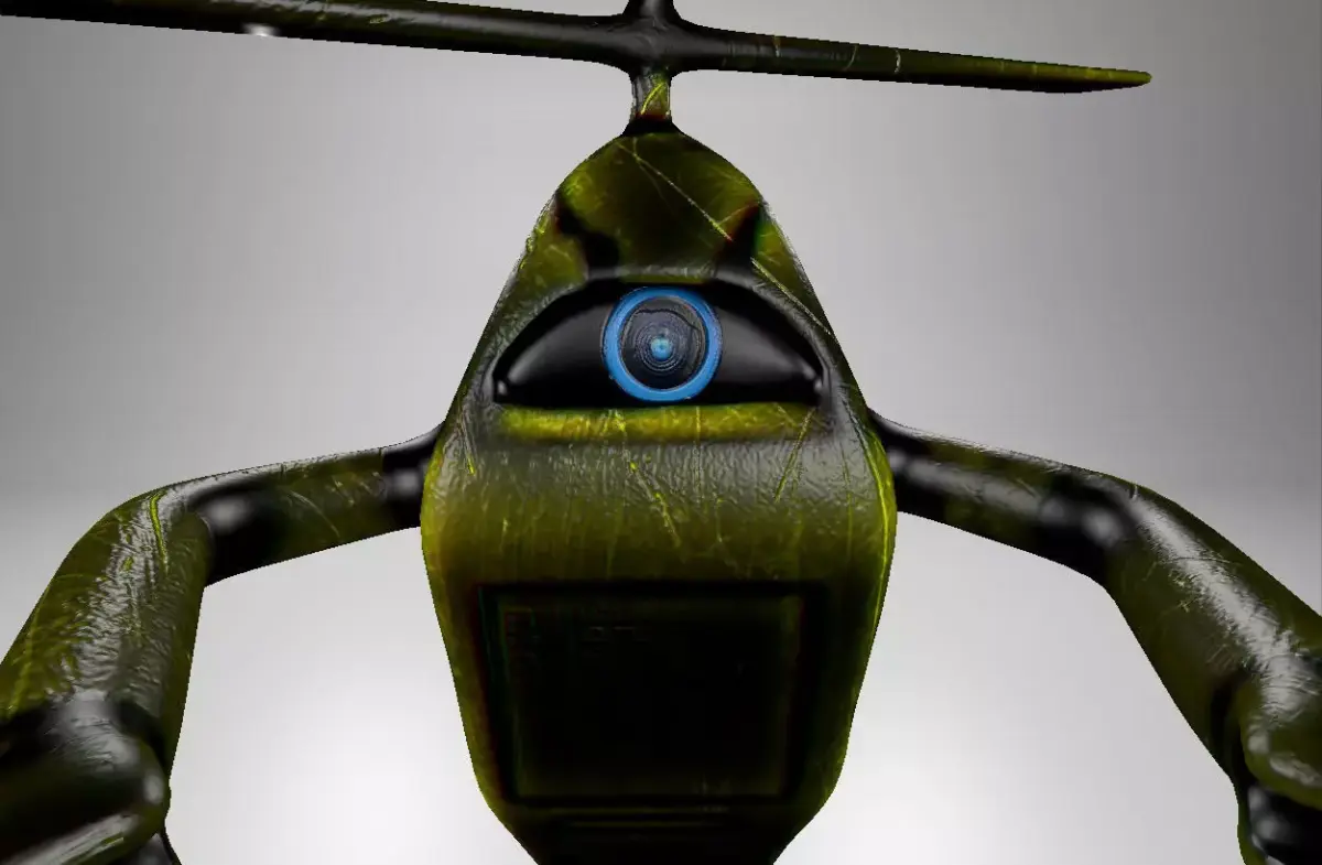Robot sci fi 3D model