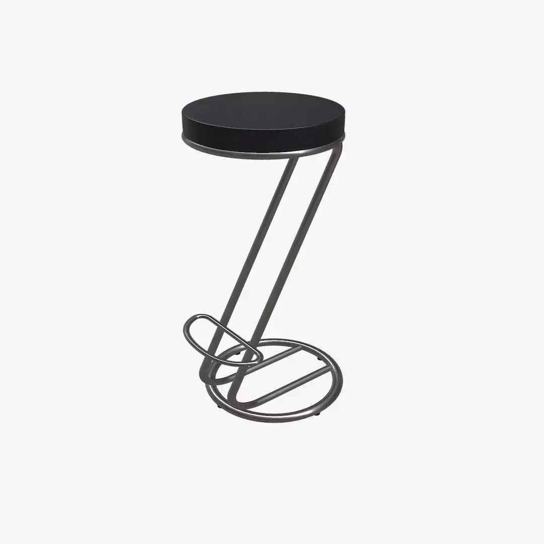 Barstool PBR Free 3D model