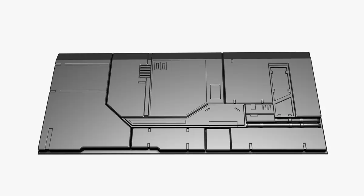 Sci-fi panel 10 3D model