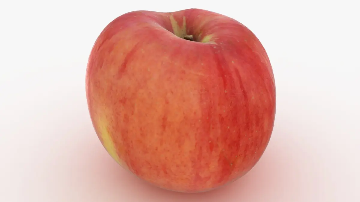 Red Apple Set 3D model