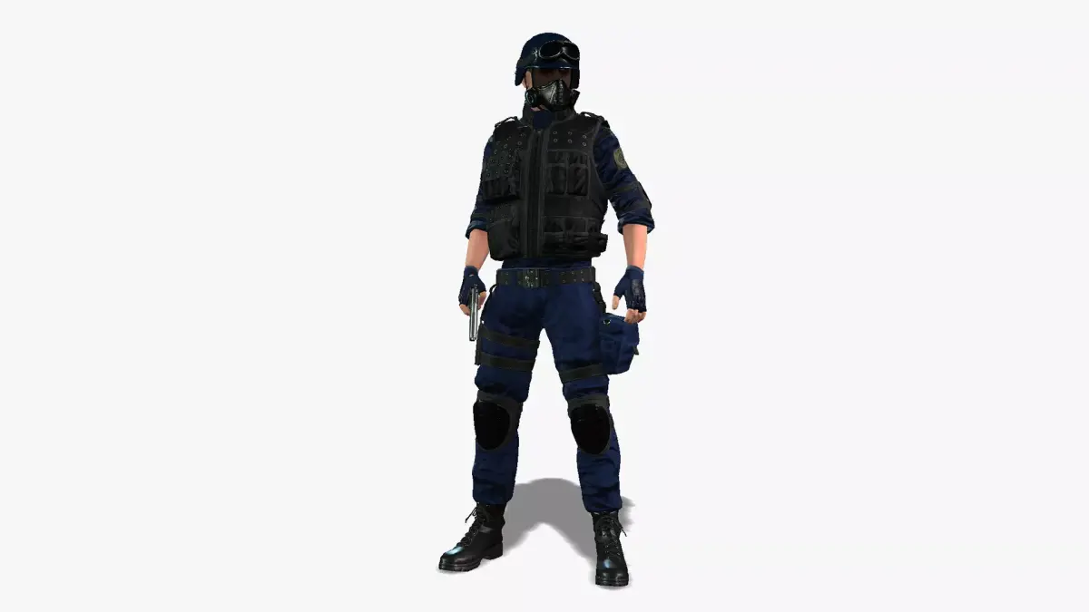 Advanced Combat Soldier 3D model