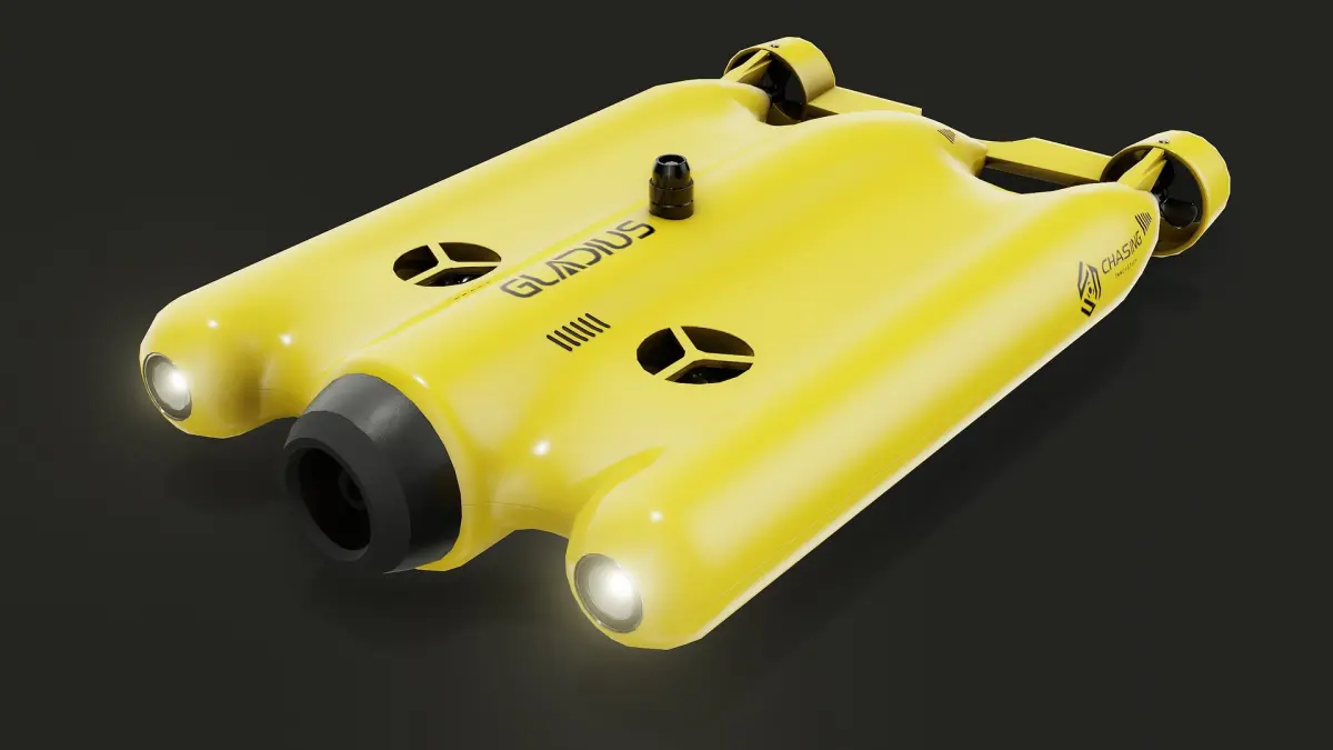 Autonomous Underwater Drone 3D model