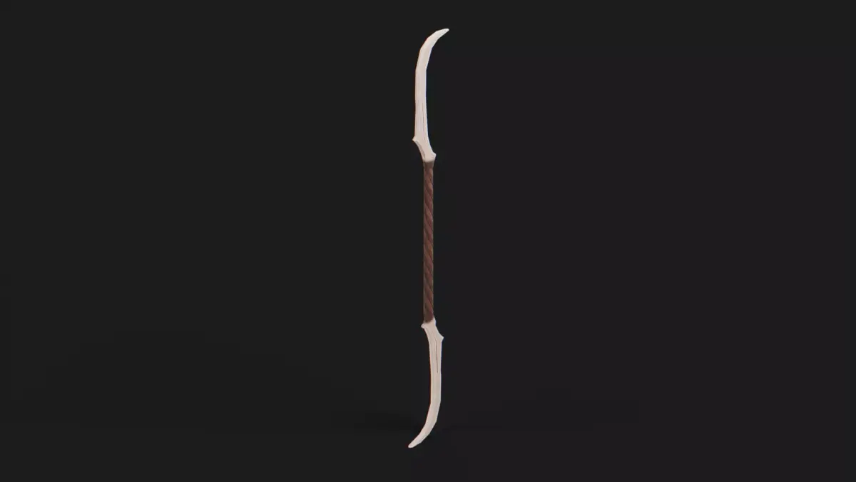 Ancient Bone Tauriel Low-poly 3D model
