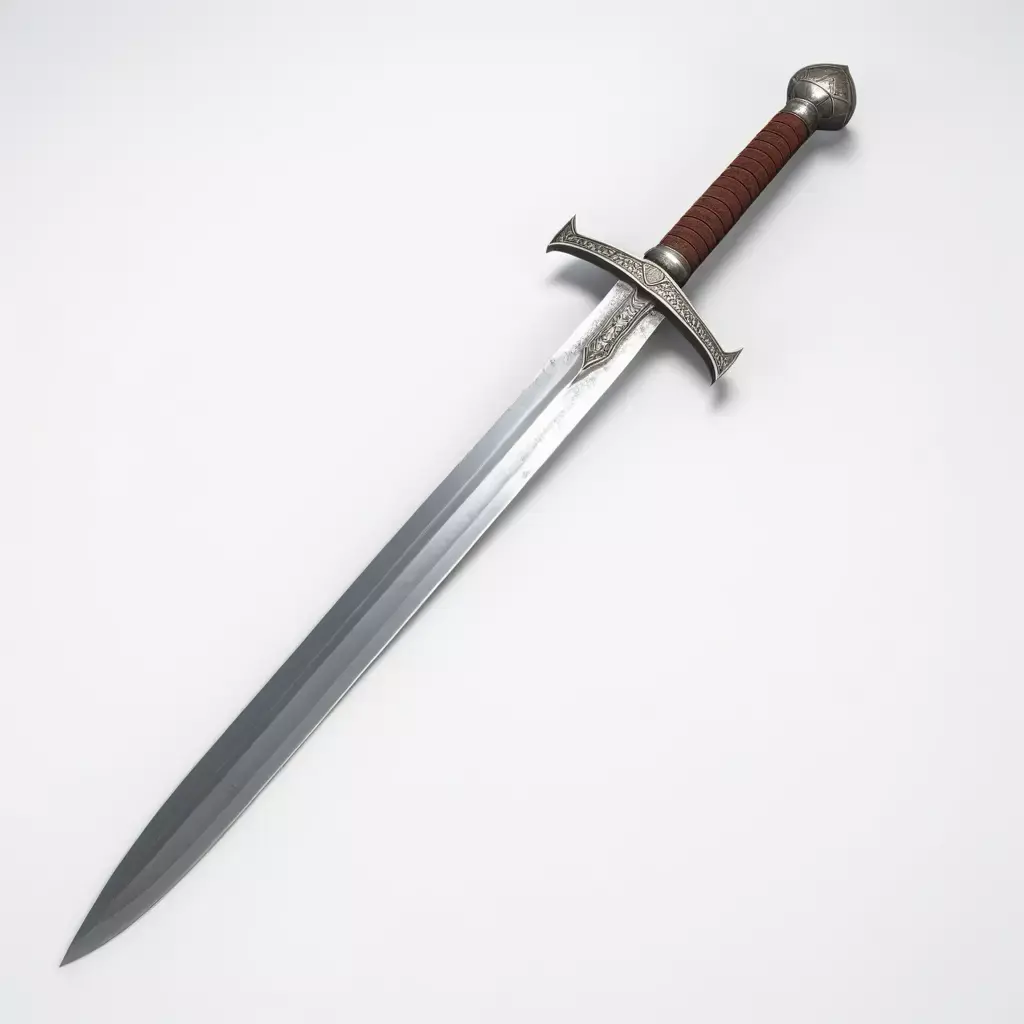 Ornate Medieval Fantasy Longsword 3D model