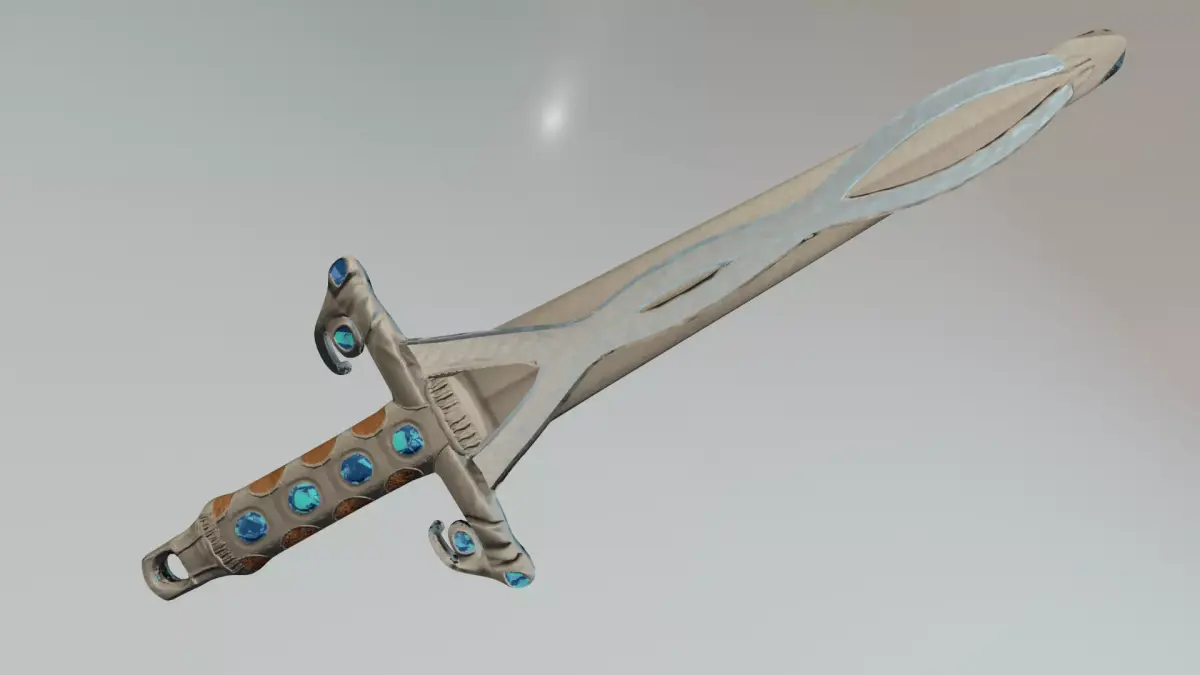 Mooncasters Claymore Low-poly 3D model
