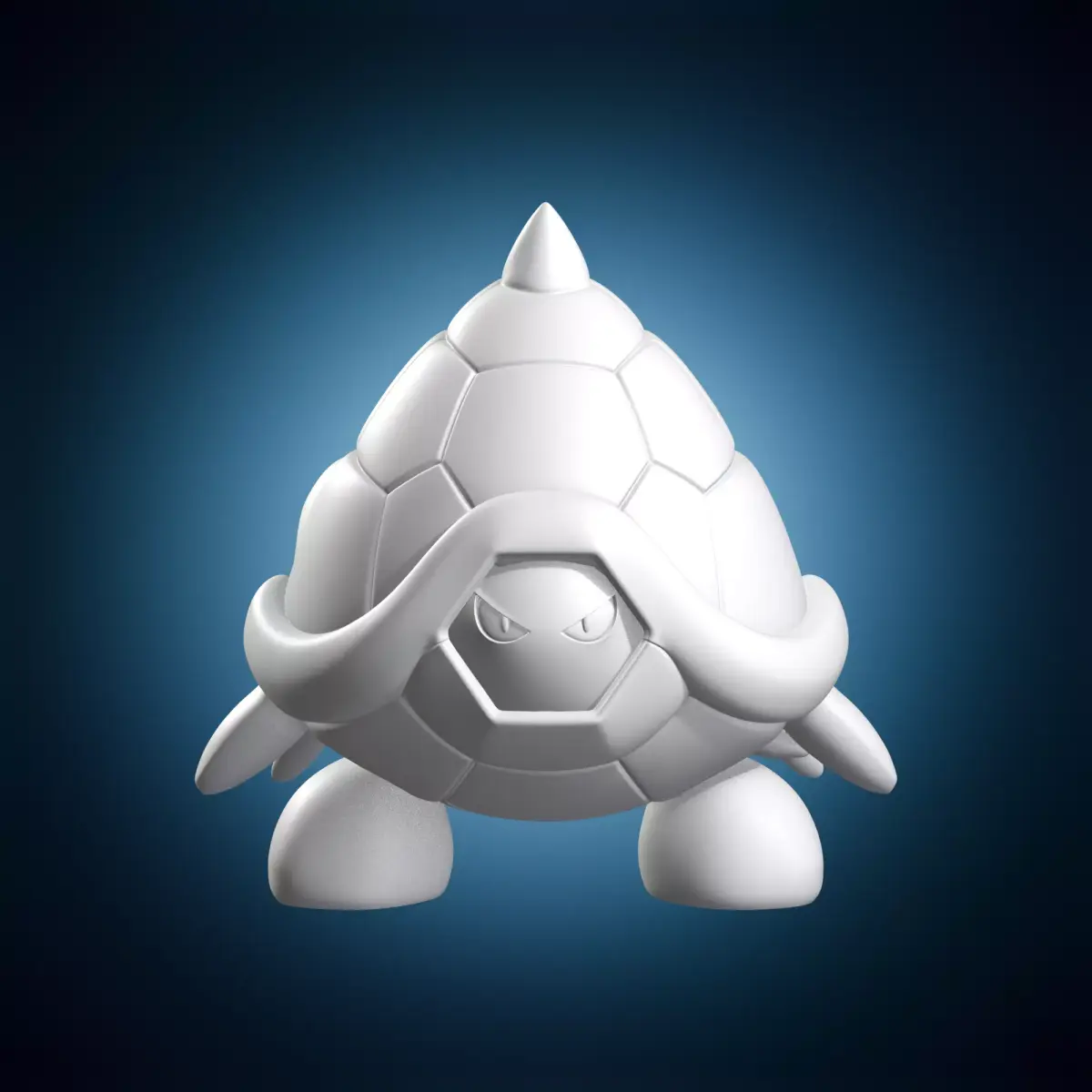 Shelled Creature Statue 3D print model