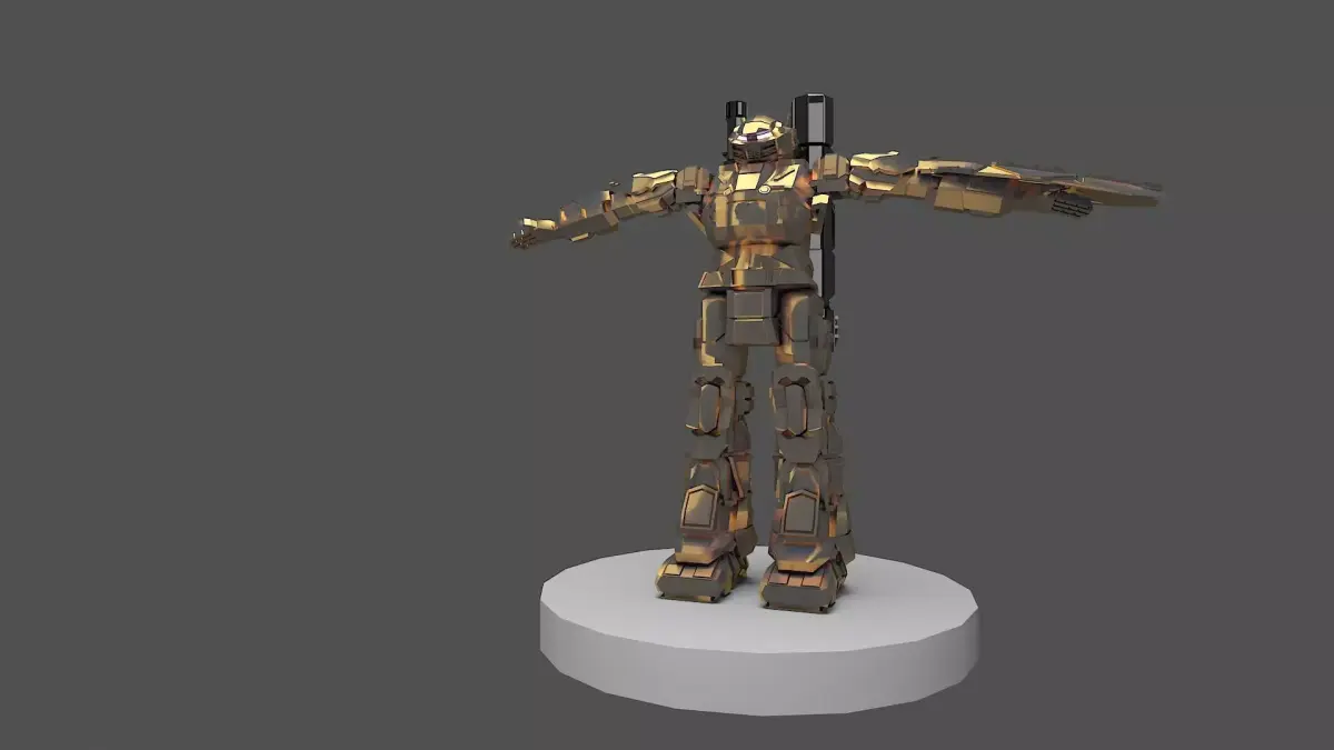 transformers characters 3d model Low-poly 3D model