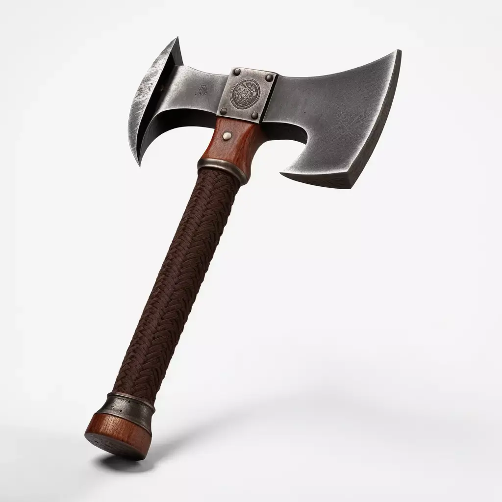 Fantasy Double Blade Battle Axe 3D model