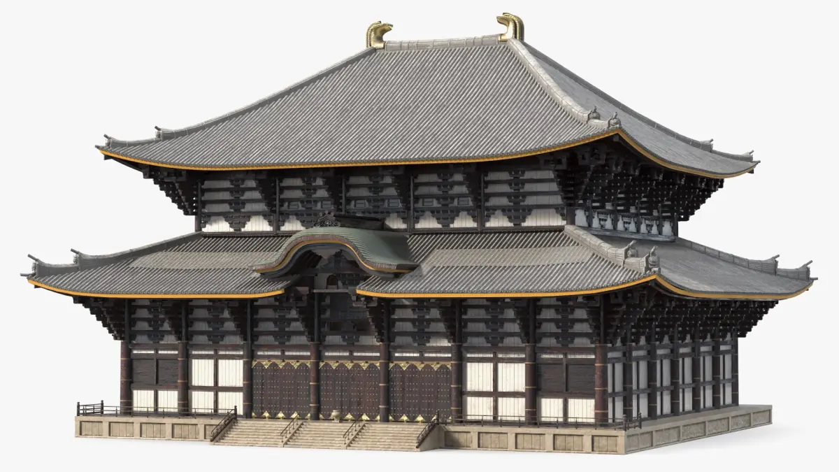 Asian Pagoda Building 3D model