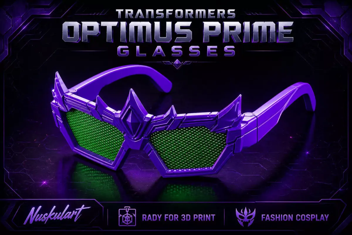 Optimus Prime Glasses - Transformers Style Cosplay 3D Printing 3D print model