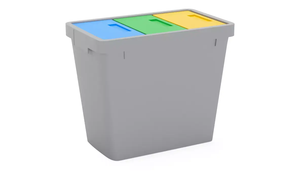 Mattiussi Ecologia Polymax Waste Bin Free 3D model