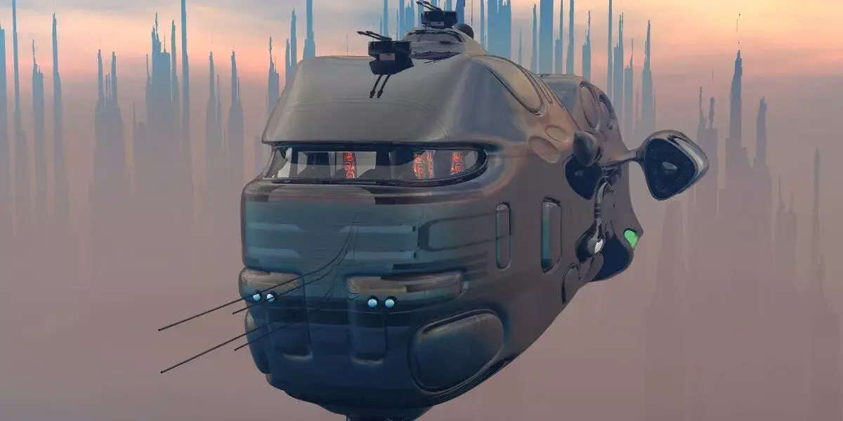 Federation Cargo Ship 3D model