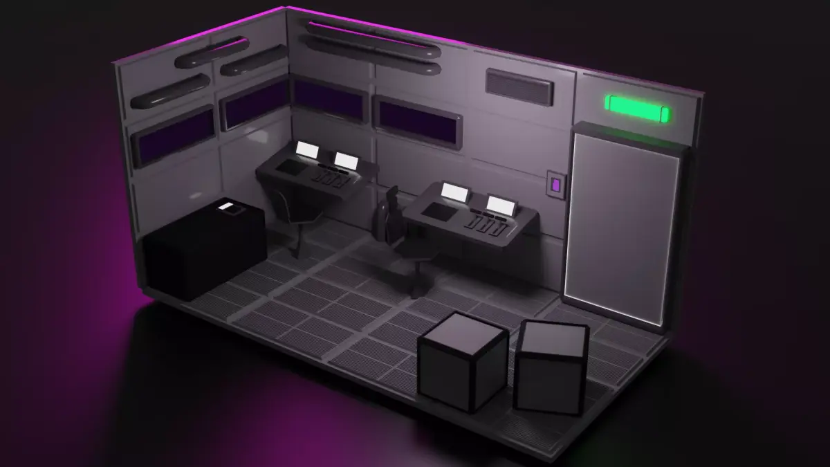 The SciFi Panels KitBash Low-poly 3D model