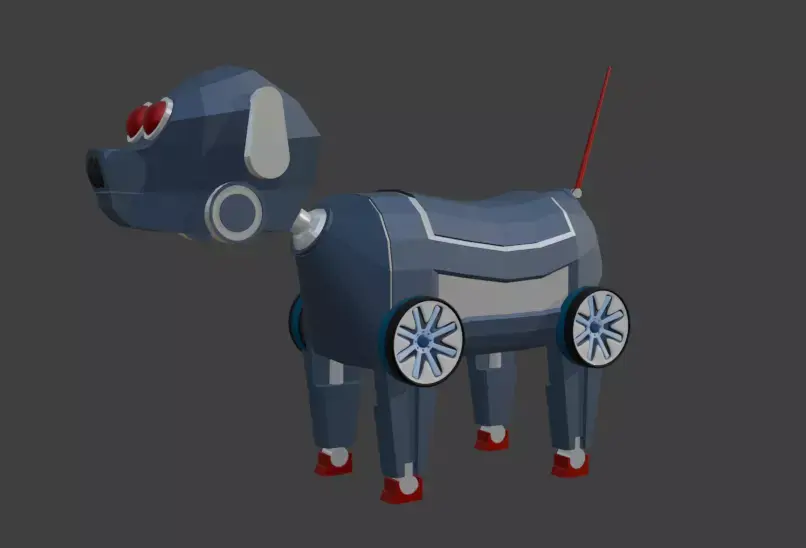 ROBOT DOG 3D model 10