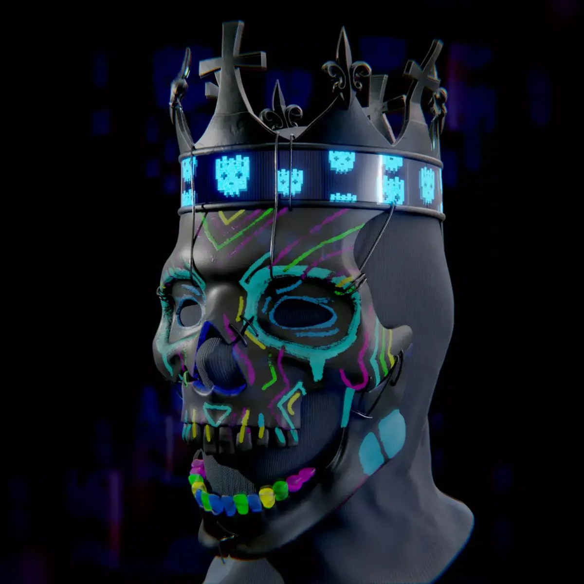 Ded Coronet Mask From Watch Dogs Legion 3D print model