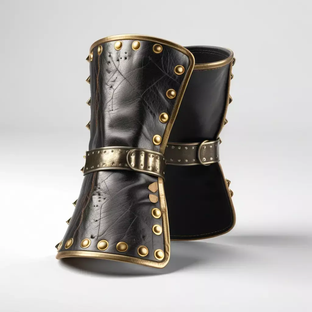 Cracked Leather Artillery Gauntlet 3D model