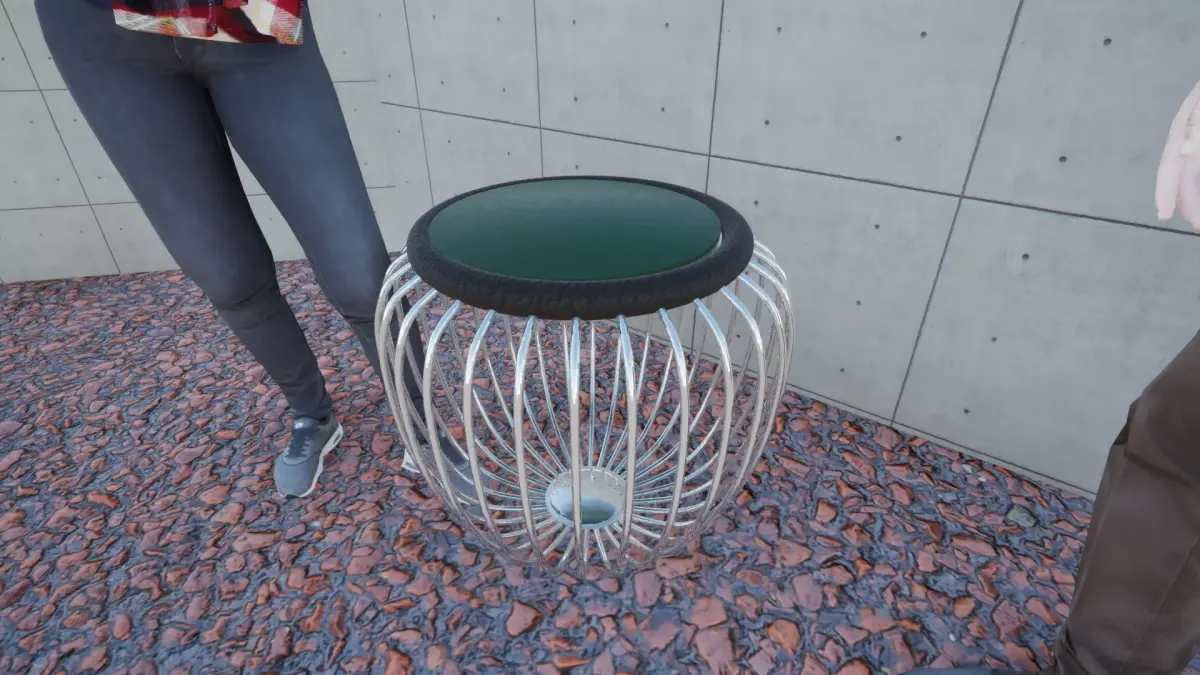 Grid Stool Free 3D print model purchase