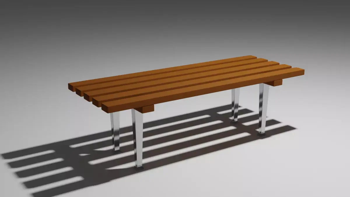 Bench Free 3D model order